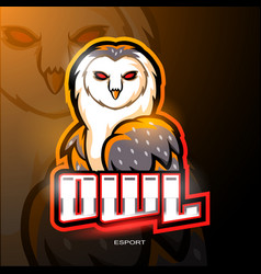 Barn Owl Esport Mascot Logo Design