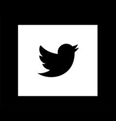 Twitter Social Media Icon Logo Abstract Symbol