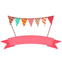 Happy Birthday Party Flag Banner