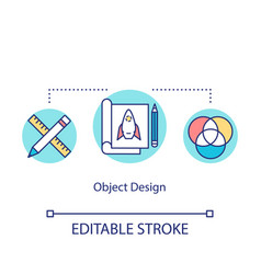 Object Design Concept Icon Project Creating Plan