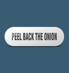 Peel Back Onion Button Sticker Banner Rounded