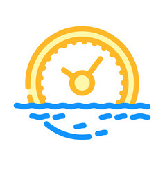 Drifting Away Time Color Icon