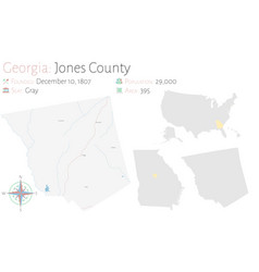 Map Jones County In Georgia