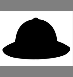 Safari Hat Silhouette Art