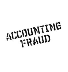 Accounting Fraud Rubber Stamp