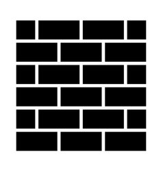 Brick Wall Glyph Icon For Personal And Commercial