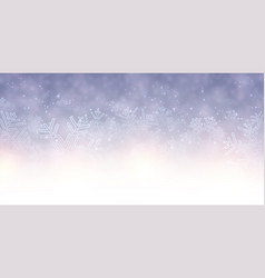 White And Purple Snow Banner With Beautiful