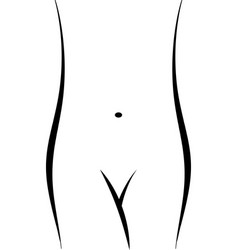 Female Figure Hips Skinny Thin Waist Process