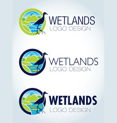 Circular Wetlands Logo Design