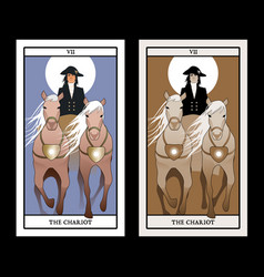 Major Arcana Tarot Cards The Chariot Sun Chariot