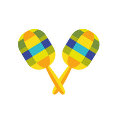 Maracas Geometric Icon