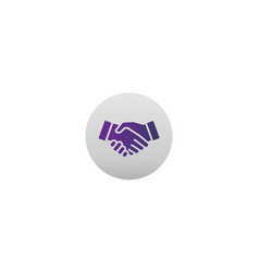 Business Partners Handshake Web Icon Successful