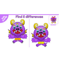 Game Find Differences Cartoon Monster-5