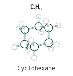 C6h12 Cyclohexane Molecule