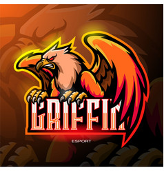 Griffin Mascot Esport Logo Design