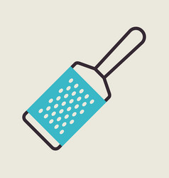 Metal Kitchen Hand Grater For Cheese Icon