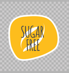 Sugar Free Icon Product Sticker