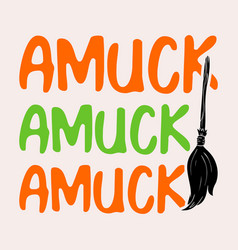 Amuck Hocus Pocus Halloween Design