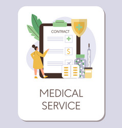 Medical Service Contract For Company Employees