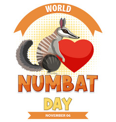 World Numbat Day Logo Design