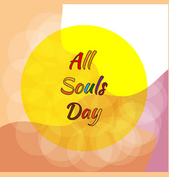 All Souls Day Greeting Card