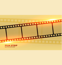 Film Strip Background With Light Effect