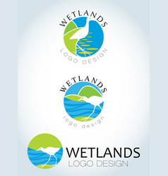 Circular Wetlands Logo Design