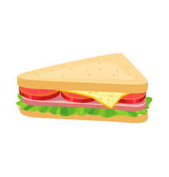 Isolated Object Burger And Hoagie Icon Graphic