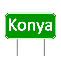 Konya Road Sign