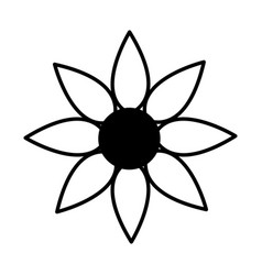 Outline Flower Decoration