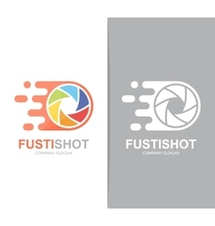 Fast Camera Shutter Logo Combination Speed