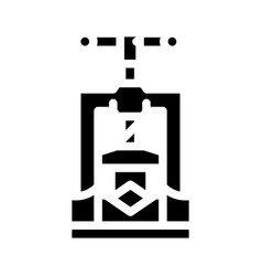 Pipe Vice Glyph Icon