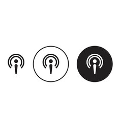 Podcast Icon Set Transparent Pod Microphone