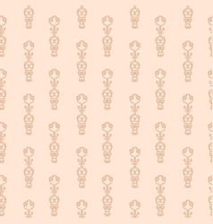 Beige Surface With Ornament Seamless Pattern