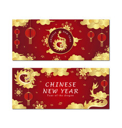 Chinese New Year Template And Brochure Illu