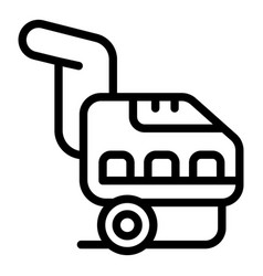 Floor Care Machine Icon Outline Surface