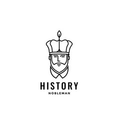 Nobleman History Kingdom Line Clean Minimalist