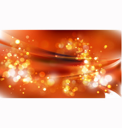 Dark Orange Blurry Lights Abstract Background