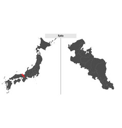 Map Of Kyoto Prefecture Of Japan