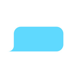 Bubble Message Template Blue Color