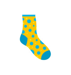 Lost Sock Icon Flat Style