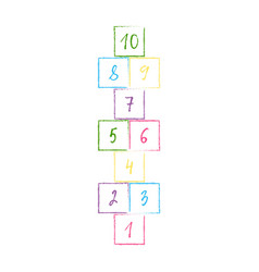 With Hopscotch Game