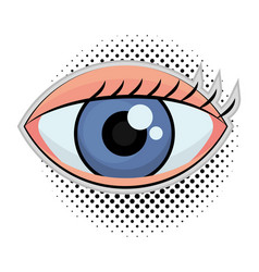 Female Eye Pop Art