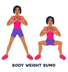 Body Weight Sumo Wide Stance Squats Sport