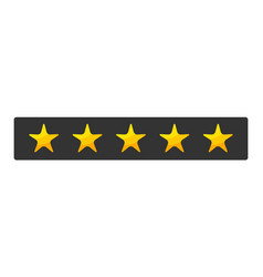 Five Stars Rating Button