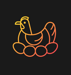 Brood Hen Gradient Icon For Dark Theme