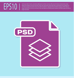 Retro Purple Psd File Document Download