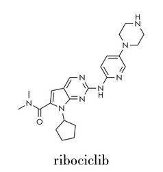 Ribociclib Cancer Drug Molecule Cdk46 Inhibitor