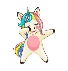 Dabbing Cute Unicorn