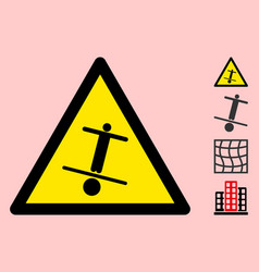 Unstable Structure Warning Triangle Sign